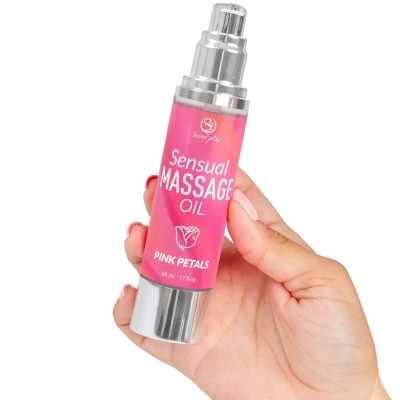 SECRETPLAY ACEITE DE MASAJE PETALOS DE ROSA