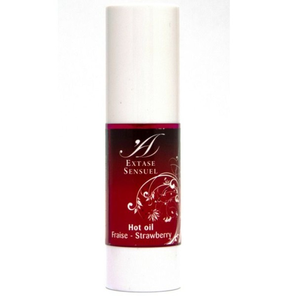 EXTASE SENSUAL ACEITE ESTIMULANTE CALOR FRESA 30 ML