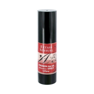 EXTASE SENSUAL ACEITE MASAJE EFECTO CALOR CON FEROMONAS PIRULETA 30 ML