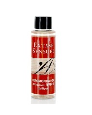 EXTASE SENSUAL ACEITE MASAJE EFECTO CALOR CON FEROMONAS PIRULET 100 ML