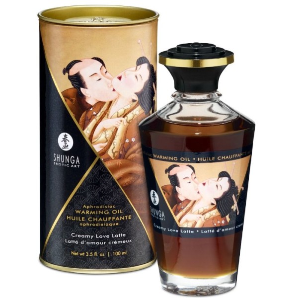 SHUNGA ACEITE MASAJE EFECTO CALOR SABOR CAFE 100 ML