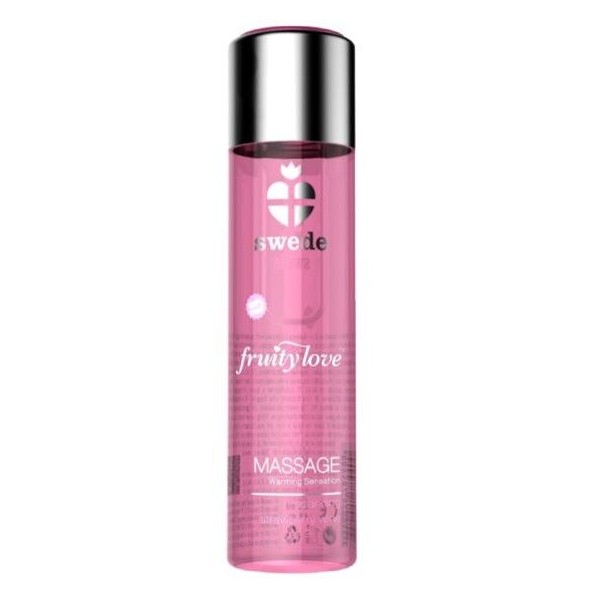 SWEDE FRUITY LOVE ACEITE EFECTO CALOR FRESAS CON CHAMPAGNE 60 ML