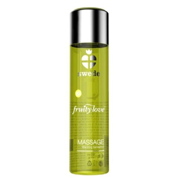 SWEDE FRUITY LOVE ACEITE EFECTO CALOR VAINILLA Y PERA 60 ML