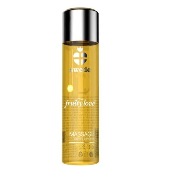 SWEDE FRUITY LOVE ACEITE EFECTO CALOR FRUTAS TROPICALES Y MIEL 60 ML