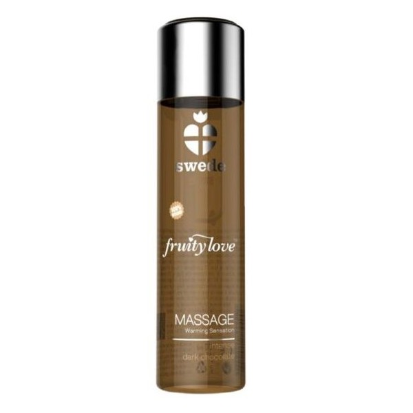 SWEDE FRUITY LOVE ACEITE EFECTO CALOR CHOCOLATE NEGRO 60 ML