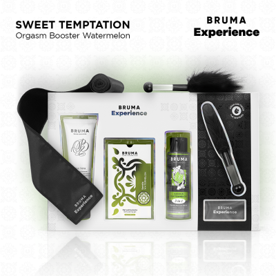 BRUMA XPERIENCE KIT TENTACION DULCE SANDIA CON POTENCIADOR DE ORGASMOS