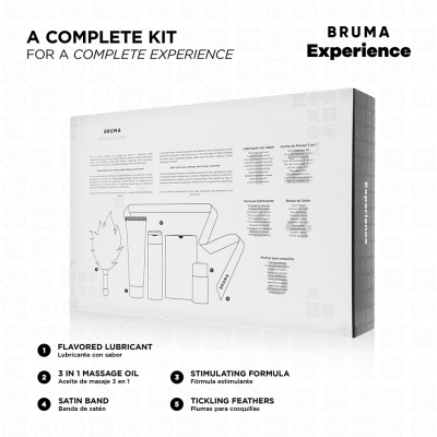 BRUMA XPERIENCE KIT TENTACION DULCE SANDIA CON POTENCIADOR DE ORGASMOS