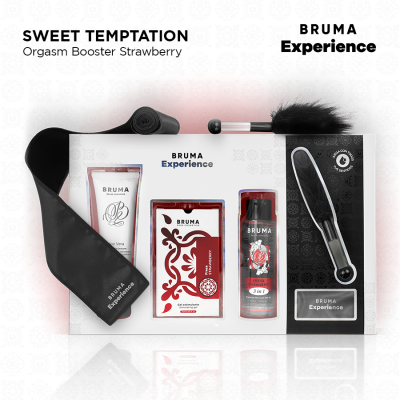 BRUMA XPERIENCE KIT TENTACION DULCE FRESA CON POTENCIADOR DE ORGASMOS