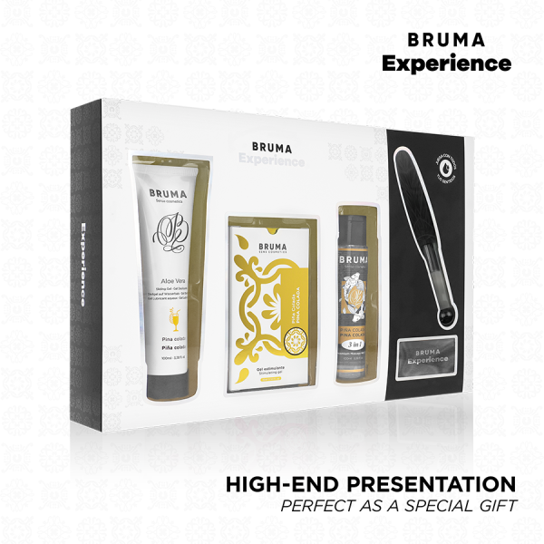 BRUMA XPERIENCE PACK TENTACION DULCE PINA COLADA CON POTENCIADOR DE ORGASMOS