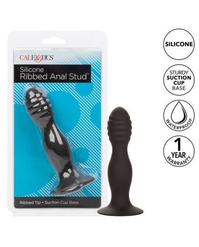CALEXOTICS RIBBED ANAL STUD CALEXOTICS RIBBED ANAL STUD