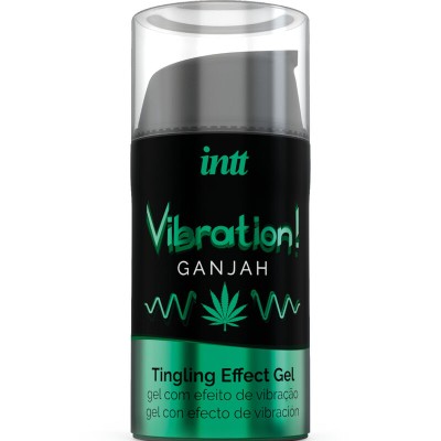 INTT POTENTE ESTIMULANTE INTIMO GEL VIBRADOR LIQUIDO CANNABIS 15ML