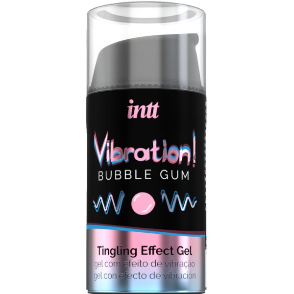 INTT POTENTE ESTIMULANTE INTIMO GEL VIBRADOR LIQUIDO CHICLE 15ML