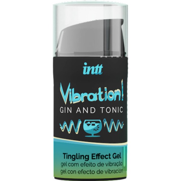 INTT POTENTE ESTIMULANTE INTIMO GEL VIBRADOR LIQUIDO GIN TONIC 15ML