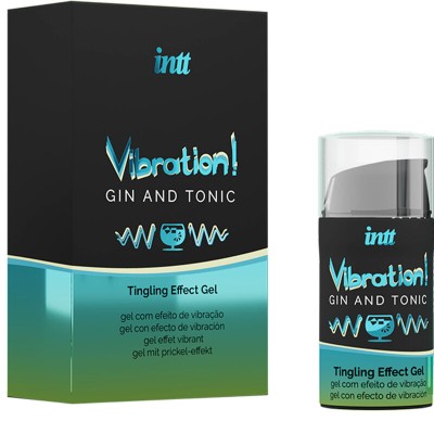 INTT POTENTE ESTIMULANTE INTIMO GEL VIBRADOR LIQUIDO GIN TONIC 15ML