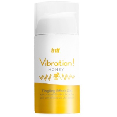 INTT POTENTE ESTIMULANTE INTIMO GEL VIBRADOR LIQUIDO MIEL 15 ML