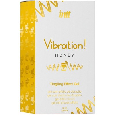INTT POTENTE ESTIMULANTE INTIMO GEL VIBRADOR LIQUIDO MIEL 15 ML