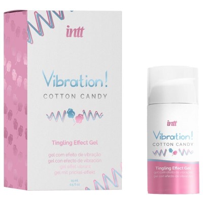 INTT POTENTE ESTIMULANTE INTIMO GEL VIBRADOR LIQUIDO ALGODON DE AZUCAR 15 ML