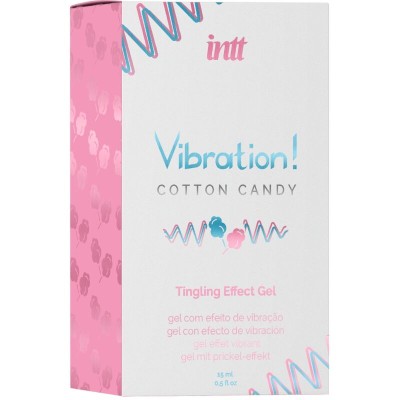 INTT POTENTE ESTIMULANTE INTIMO GEL VIBRADOR LIQUIDO ALGODON DE AZUCAR 15 ML