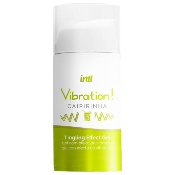 INTT POTENTE ESTIMULANTE INTIMO GEL VIBRADOR LIQUIDO CAIPIRINHA 15 ML