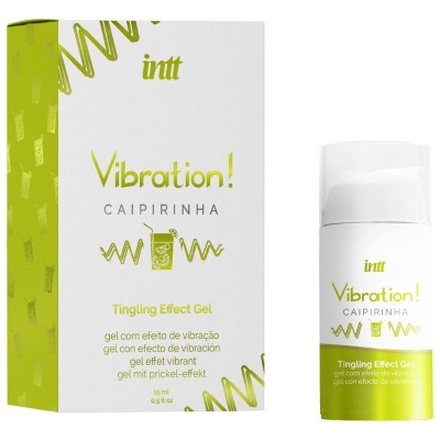 INTT POTENTE ESTIMULANTE INTIMO GEL VIBRADOR LIQUIDO CAIPIRINHA 15 ML