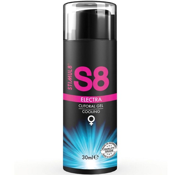 STIMUL8 S8 ELECTRA GEL ESTIMULADOR DE CLITORIS EFECTO FRIO 30 ML