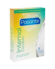 PASANTE INTERNAL PRESERVATIVO SIN LATEX 3 UNIDADES