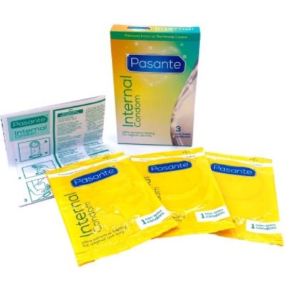 PASANTE INTERNAL PRESERVATIVO SIN LATEX 3 UNIDADES