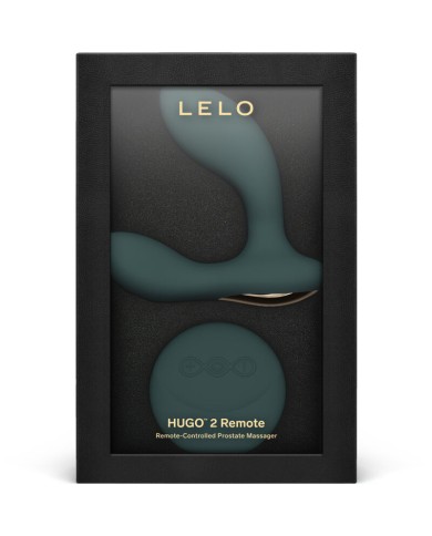LELO HUGO 2 MASAJEADOR DE PROSTATA CONTROL REMOTO VERDE LELO HUGO 2 MASAJEADOR DE PROSTATA CONTROL REMOTO VERDE