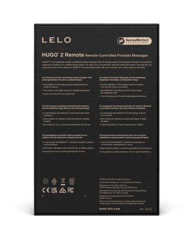 LELO HUGO 2 MASAJEADOR DE PROSTATA CONTROL REMOTO VERDE LELO HUGO 2 MASAJEADOR DE PROSTATA CONTROL REMOTO VERDE