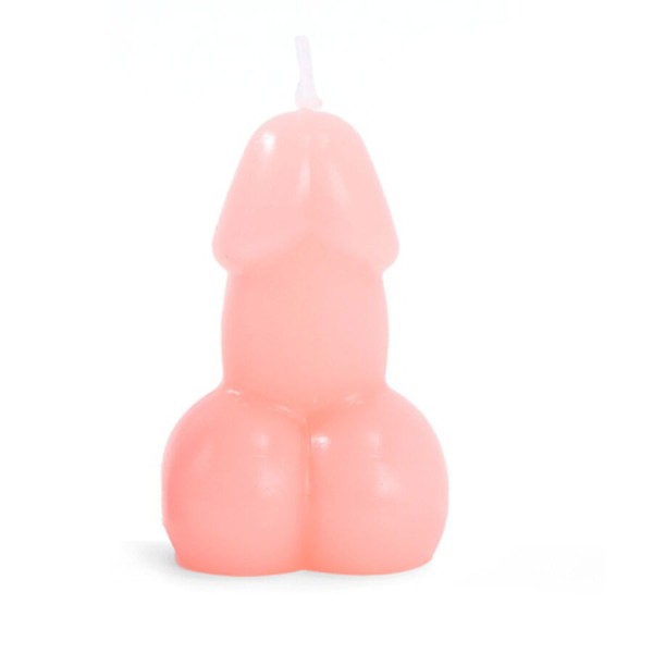 DIABLO PICANTE VELA CON FORMA DE PENE COLOR ROSA