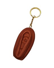 DIABLO PICANTE LLAVERO DE VAGINA TONO OSCURO