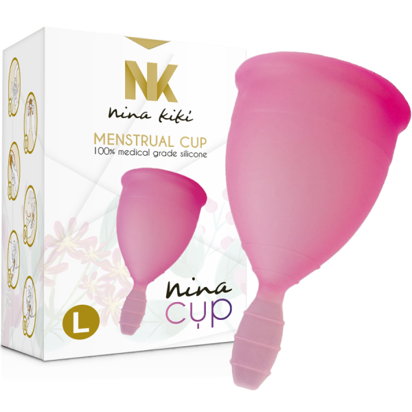 NINA KIKI COPA MENSTRUAL ROSA TALLA L