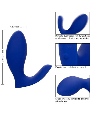 CALEXOTICS ADMIRAL RIMMING ESTIMULADOR VIBRADOR PROSTATA AZUL CALEXOTICS ADMIRAL RIMMING ESTIMULADOR VIBRADOR PROSTATA AZUL