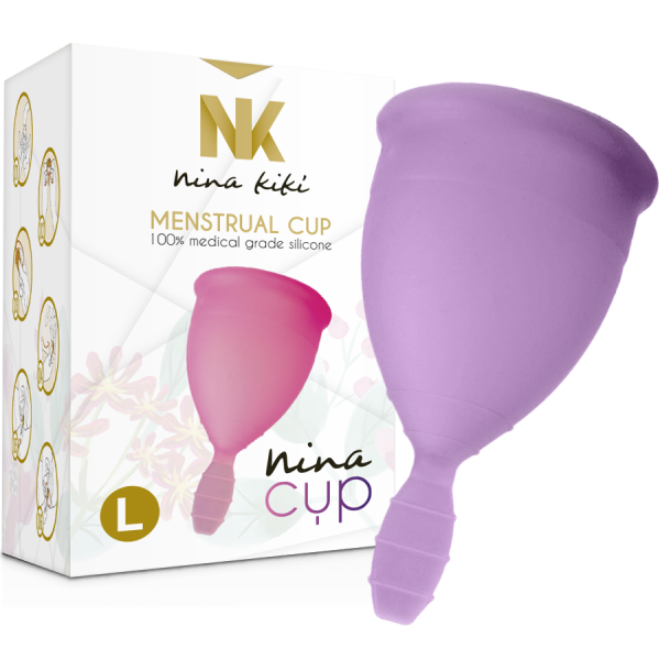 NINA KIKI COPA MENSTRUAL LILA TALLA L