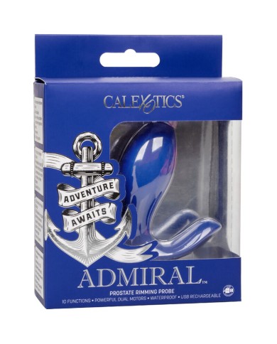 CALEXOTICS ADMIRAL RIMMING ESTIMULADOR VIBRADOR PROSTATA AZUL CALEXOTICS ADMIRAL RIMMING ESTIMULADOR VIBRADOR PROSTATA AZUL