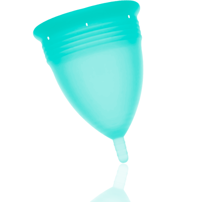 STERCUP COPA MENSTRUAL FDA SILICONA AQUAMARINA TALLA S