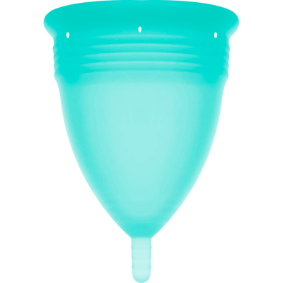 STERCUP COPA MENSTRUAL FDA SILICONA AQUAMARINA TALLA S