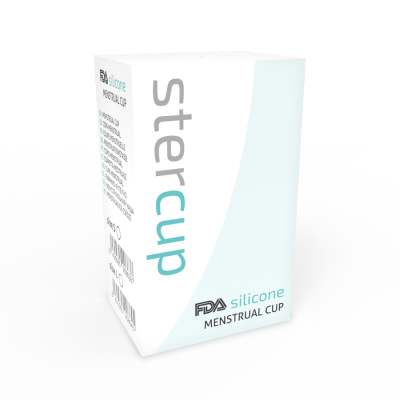 STERCUP COPA MENSTRUAL FDA SILICONA AQUAMARINA TALLA S
