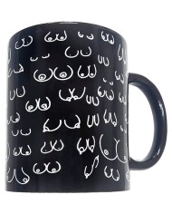 DIABLO PICANTE TAZA NEGRA TETAS 370 ML