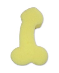DIABLO PICANTE ESPONJA FORMA DE PENE AMARILLA