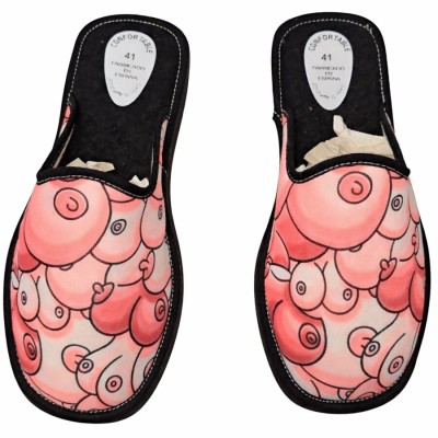 DIABLO PICANTE ZAPATILLAS TETAS TALLA MEDIANA 39 40 41