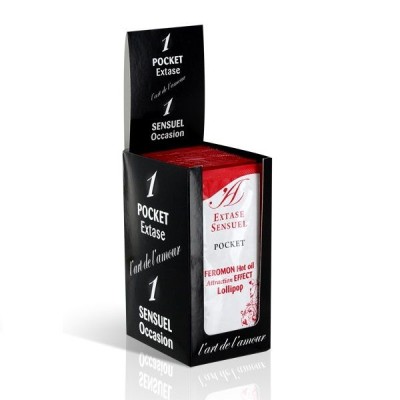 EXTASE SENSUAL ACEITE MASAJE EFECTO CALOR FEROMONAS PIRULETA 10 ML