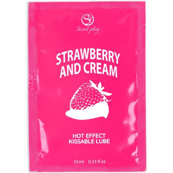 SECRETPLAY MONODOSIS LUBRICANTE FRESAS NATA 10 ML