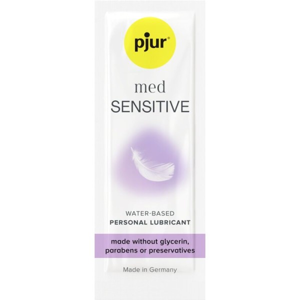 PJUR MED SENSITIVE GLIDE LUBRICANTE BASE AGUA 2 ML
