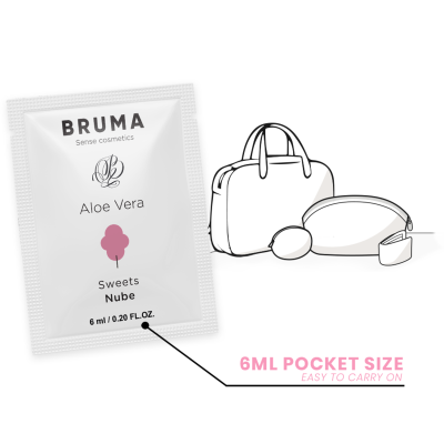 BRUMA 6 ML GEL DESLIZANTE CON ALOE VERA SABOR A NUBE