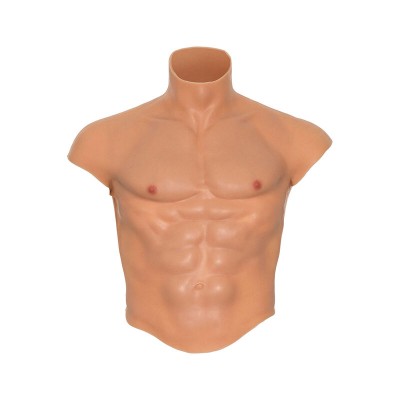 HIDDEN DESIRE ALTER EGO CAMISETA SILICONA TORSO MASCULINO CON ABDOMINALES NATURAL