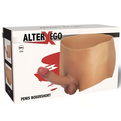 HIDDEN DESIRE ALTER EGO BOXER CON PENE 18 CM NATURAL TALLA L