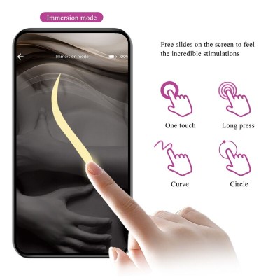 PRETTY LOVE FISHERMAN HUEVO VIBRADOR LILA CONTROLADO POR APP