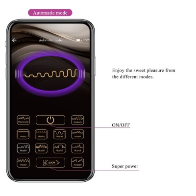 PRETTY LOVE FISHERMAN HUEVO VIBRADOR LILA CONTROLADO POR APP