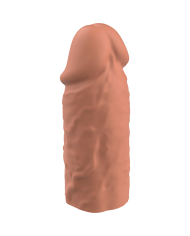 VIRILXL EXTENSION DE PENE LIQUID SILICONE V3 MARRON